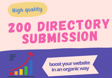 I will do 200 directory submission backlinks