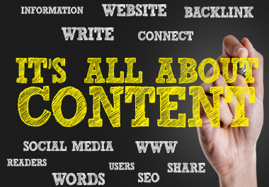 I will provide you the best content for your website or business.