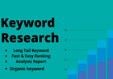 I Will Provide Profitable Keyword Research & Competitor Analysis for your Website Ranking on Google