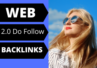 Do manually 50 high DA pa web2 0 Backlinks for your website