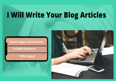 I will write SEO optimized quality content for you