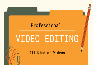 I will do professional video editing,  animation and video marketing