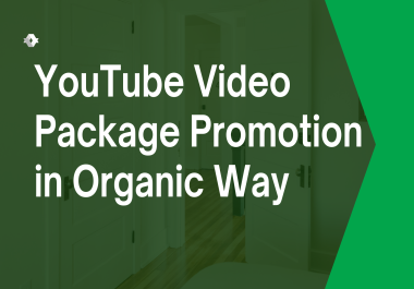 YouTube Video Package Promotion In Organic Way All in All