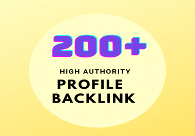 I will do 150 manual dofollow profile backlinks with high DA links