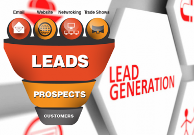 I will do provide lead generation for any business