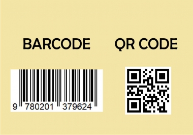 I will create 5 qr code, upc, ean, barcode professionally