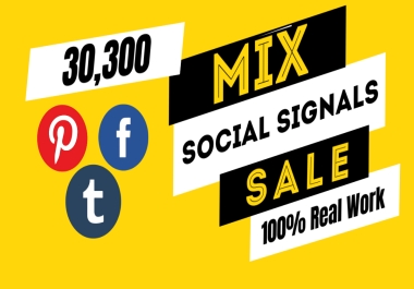 30,300+ Mixed SEO Social Media LifeTime guarantee Social Signals Boost Share Increase Your Website