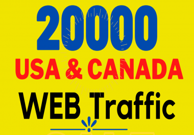 5000+ nonstop USA and CANADA keyword Targeted web traffic to your website