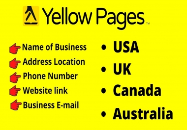 I will do Yellow page scraping to grow up your business within 24hr