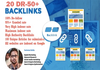 20 powerful domain authority do-follow backlinks