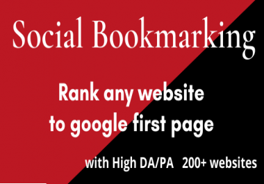 I will create manual 10 social bookmark