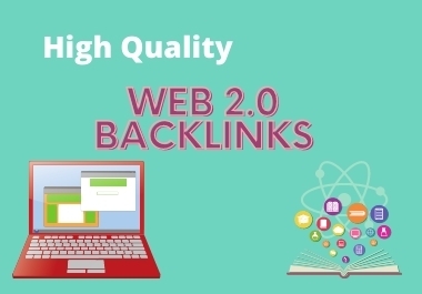 I will create 30 manual web 2.0 backlinks.
