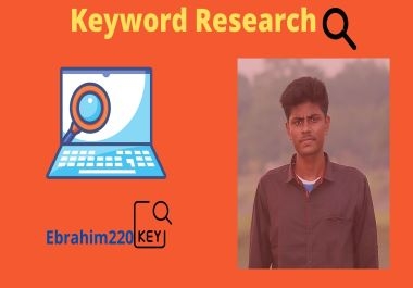 I will do SEO Keyword research for your aspiration nitch