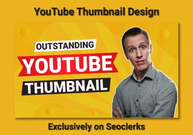I will design amazing youtube thumbnails