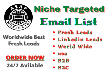 I Will Provide you 1000 Bulk Cold Email List