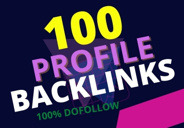 70+DA Pr9 100 do-follow Profile Backlink SEO Link buildings