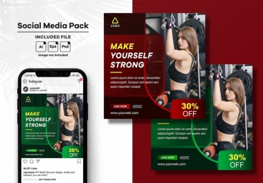 I will design Social Media Post or Web Site Banner Design