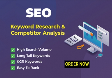 keyword research and competitor analysis for your niche