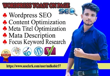 do expert WordPress yoast seo on page optimization to rank