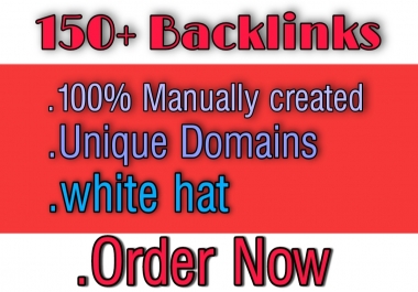 I will create 150 SEO backlinks white hat manual link building for boost your ranking