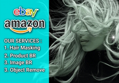 I can do amazon product background remove,  object remove