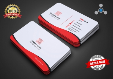 I will provide professional modern business card design services