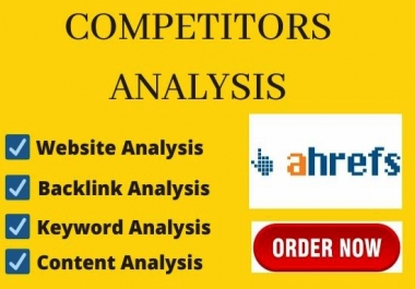 I will provide ahrefs report your websites within 24 hours