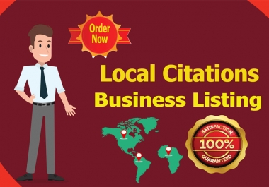 I will create 30 local business citations for USA, UK, CANADA