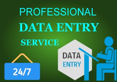 I will be your error free data entry operator