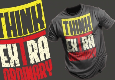 I will turn your idea into amazing custom t shirt design