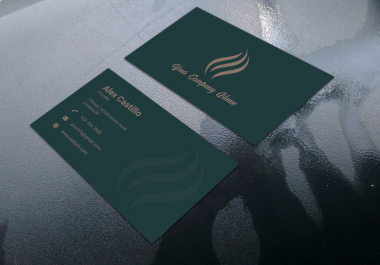 I will create minimalist and professional business card design within 24 hours