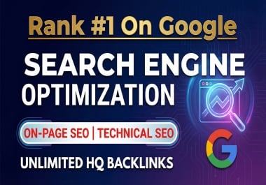 Rank Website on Google 1st Page Guaranteed,  Backlinks Only Boost Your Website