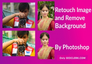 Retouch & Remove Image background in 1minute