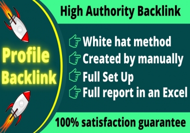 I will give you 30 Profile Backlinks.