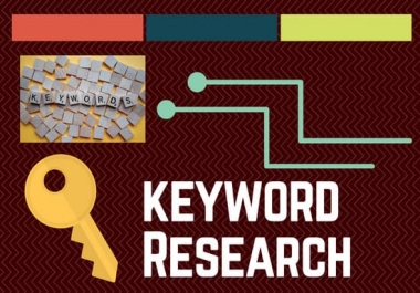 I will do SEO keyword research for 1st page ranking on google