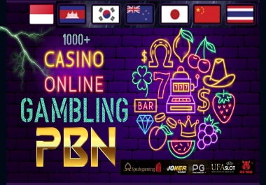 Skyrocket your site 500 PBN DR/DA 78+ Ufa Bet casino Online Poker Esports Betting slotxo Gambling