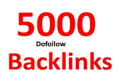 I will create 5000 seo dofollow backlinks,  link building