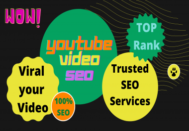 I will do YouTube video SEO,  video title,  tags to improve ranking