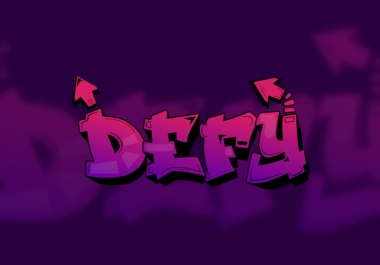 I will make graffiti and calligraphy logo