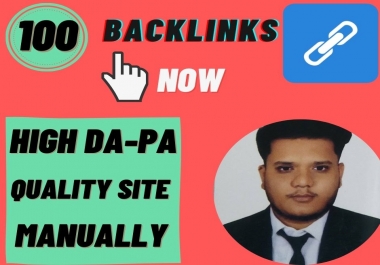 I will provide 100 High-quality Do-follow Backlinks