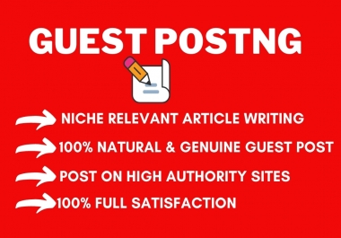 I will publish 1 Guest Post On High Authority Website with Niche based Unique Content on Medium