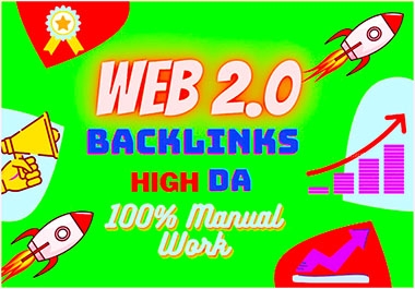 I will build 50 High DA Web 2.0 profile backlinks professionally