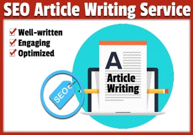 I will research and write article,  blog post or quality content.