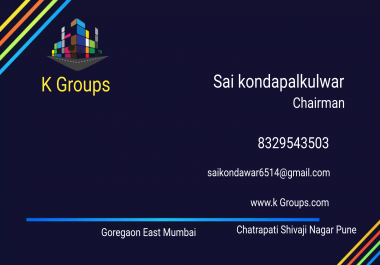 I will create world best business cards.