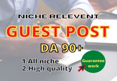 10 GUEST POST write and publish on high DA 90+ website for ranking 1st position on google.