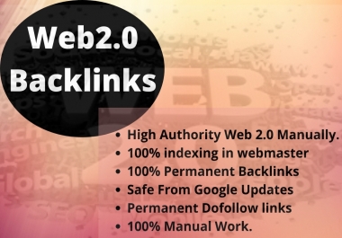 I Will Do 20 High Authority Web2 0 SEO Backlinks