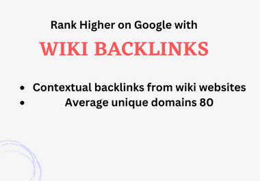 Rank 1st 1000HQ Dofollow backlinks from mix profiles & articles