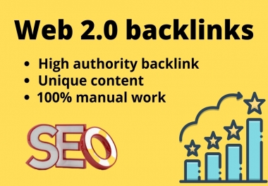 High quality 10 Web 2.0 blog post & backlinks