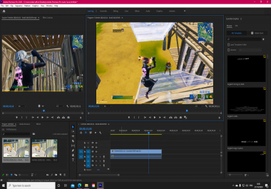 make MONTAGE on adobe premiere for your game