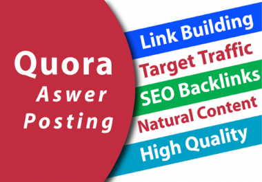 Promote Your Website 50 HQ Quora backlink